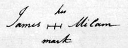 James Milam Signature